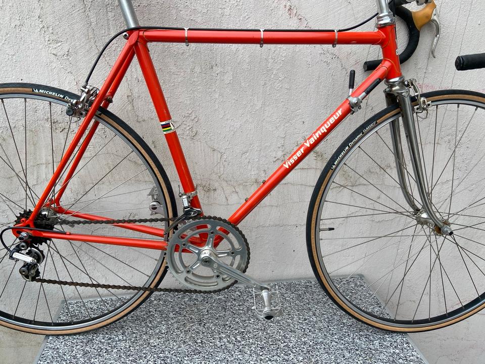 Rennrad RH55 VISSER VAINQUEUR CINELLI Ledersattel 12Gang 1985 in Bremen