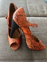 Chillany High Heel sexy Pumps Schlangenoptik orange 38 Nürnberg (Mittelfr) - Südoststadt Vorschau