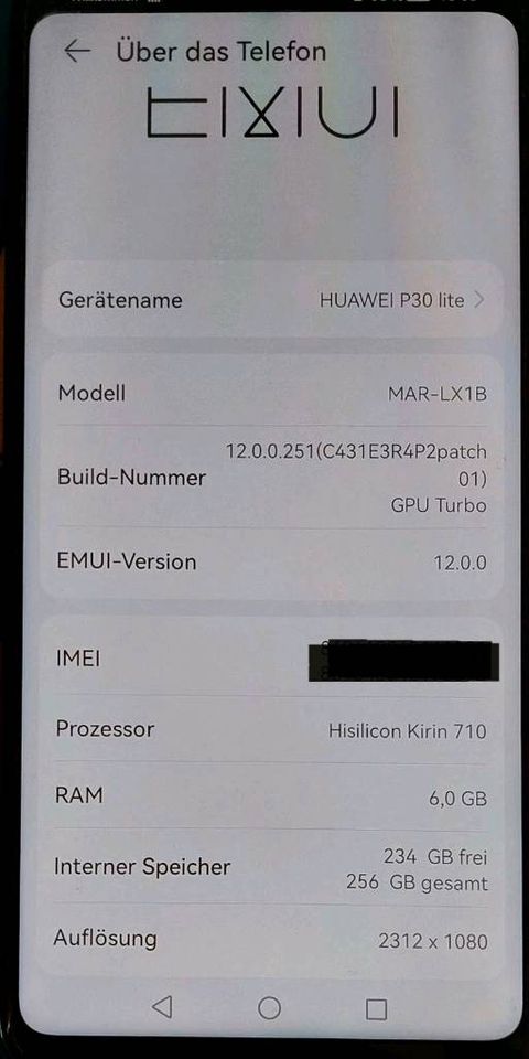 Smartphone Huawei P30 lite lila-blau 256GB neuwertig in Berlin