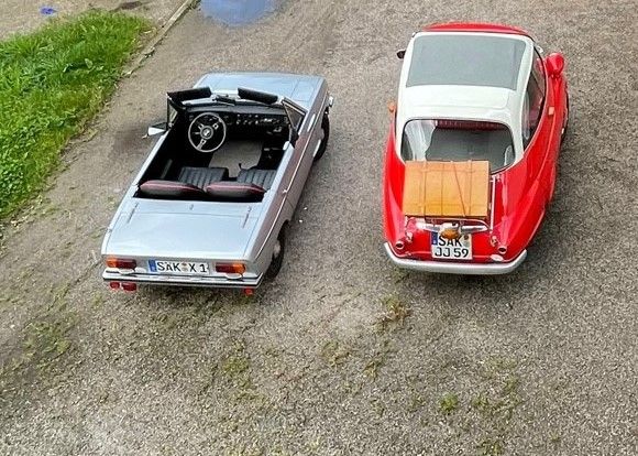 Oldtimer Microcar Audi X 1 Unikat ,  E - Cabriolet von 1983 in Rickenbach