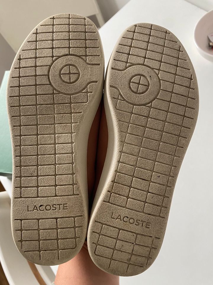 Lacoste Sneaker, Größe 37,5, altrosa, Turnschuhe, wie Neu in Hannover