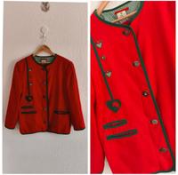 Jacke Trachten Blazer C&A Vintage Rot Große 42 Sachsen-Anhalt - Magdeburg Vorschau