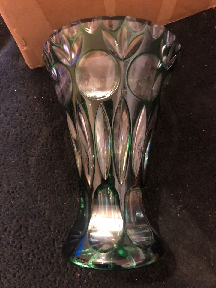 Nachtmann Vase grün Dekor Bamberg Bleikristall in Köln