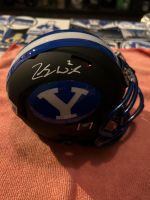 Zach Wilson BYU Mini Helm Autogramm signiert New York Jets NFL Berlin - Mitte Vorschau