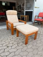 Sessel Armlehnsessel Lounge Chair Ottoman Mid Century Vintage Kr. München - Unterföhring Vorschau