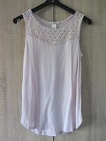 süßes Trägertop Top Shirt H&M Gr. XS 34 rosa rosé mit Spitze Sachsen - Lichtenstein Vorschau