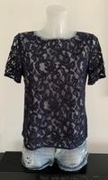 Dunkelblaues Spitzenshirt von Oui, Gr. 36 München - Trudering-Riem Vorschau