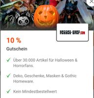 Horror-Shop.com 10 % Gutschein, Gothic, Masken, Halloween Nordrhein-Westfalen - Solingen Vorschau