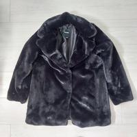 pull bear new fell Mantel Jacke black fake fur Nordrhein-Westfalen - Bergheim Vorschau