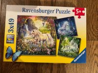 Ravensburger Puzzle 3x49 Einhörner Baden-Württemberg - Esslingen Vorschau