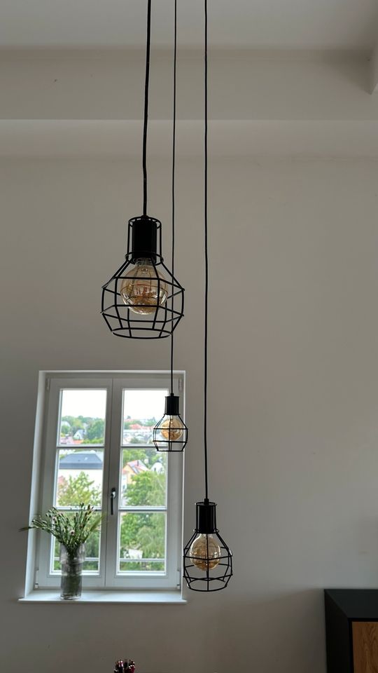 Esstischlampe mit drei Leuchten, in der Höhe verstellbar, Lampe in Leipzig