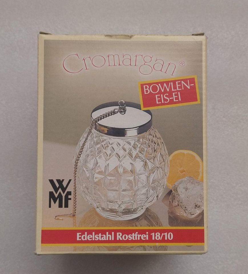 Bowlen Eis Ei WMF, Eiswürfelbehälter, Cromargan Edelstahl 18/10 in Ilmenau
