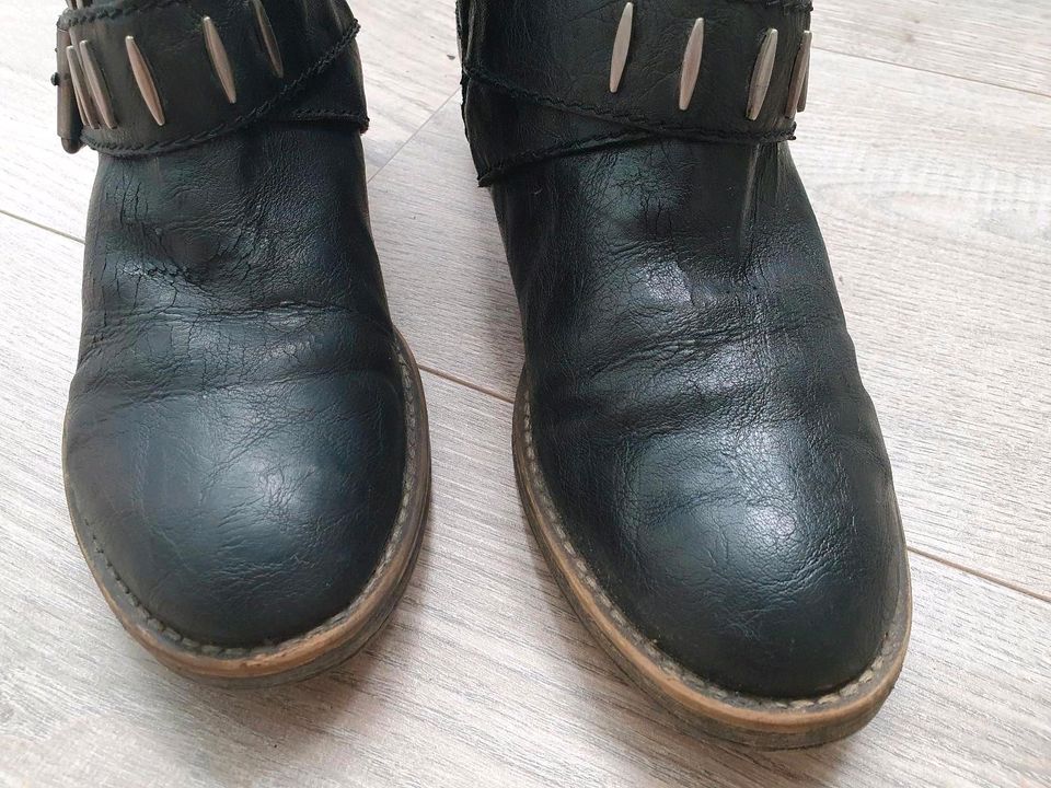 s.Oliver Biker Boots - schwarz Gr. 40 - S. Oliver Stiefeletten in Hannover