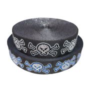 Webband Totenköpfe, Skulls, Piraten, Karneval, Fasching, 2 € * Häfen - Bremerhaven Vorschau