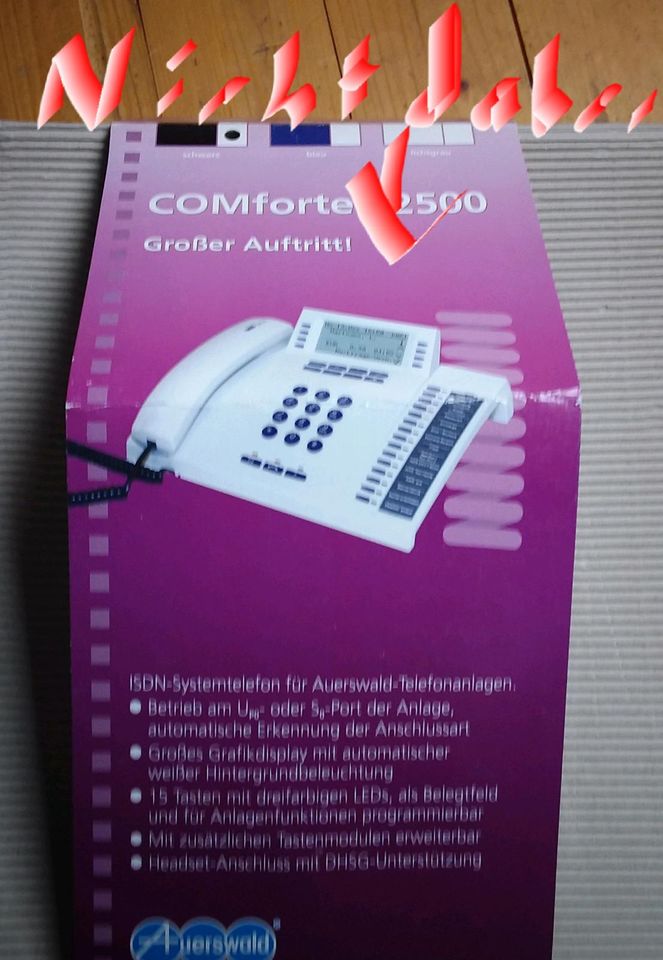 Auerswald COMfortel 2500 Systemtelefon für Tel.Anlage in Eislingen (Fils)