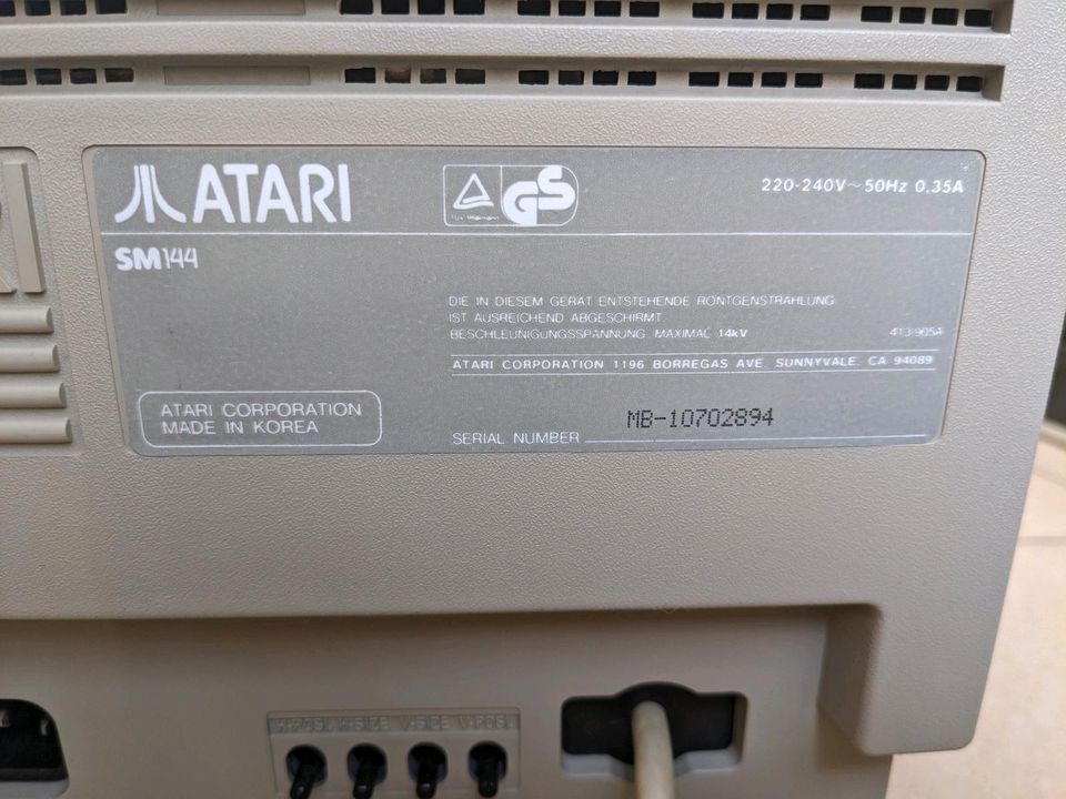 Atari SM144 für Atari ST, Retro Bildschirm, 14 Zoll in Köln