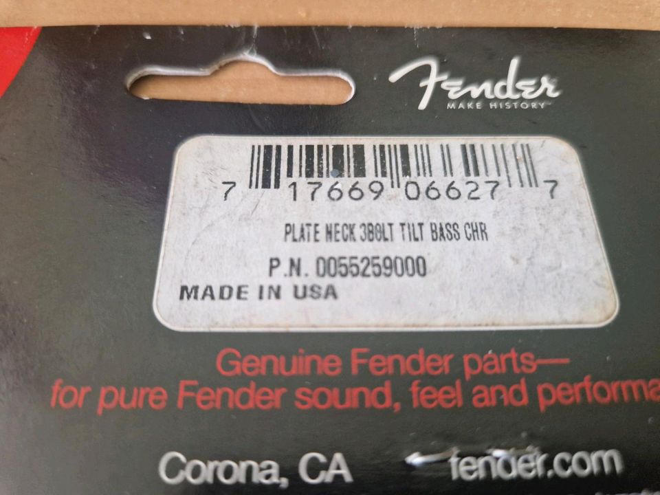 Fender Bass Neckplate in Pfinztal