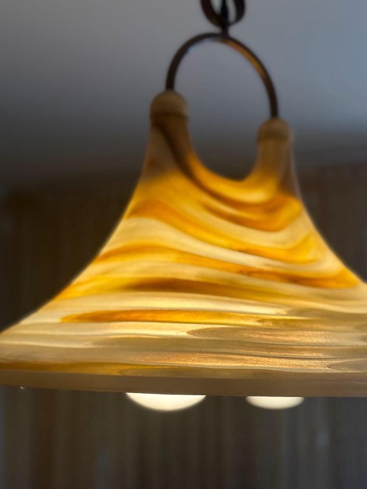 Tulip Hängelampe/Deckenlampe Murano Glas 65 cm ❤️ in Gelbtönen ❤️ in Berlin