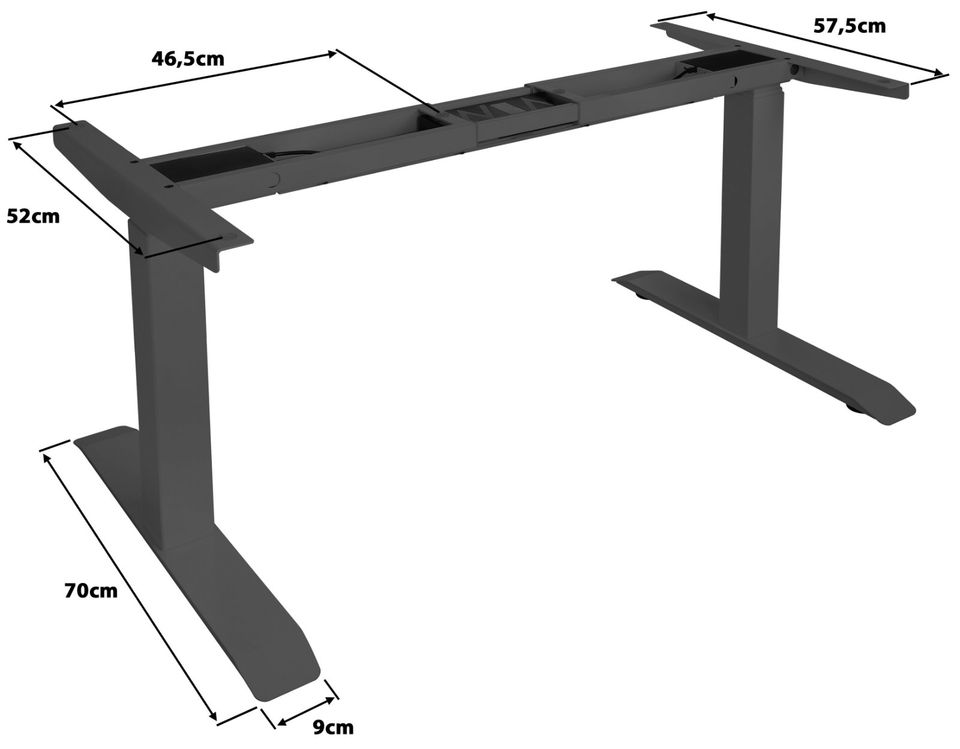 Poppstar Elektrisch höhenverstellbarer Schreibtisch mit 139,5x80* in Höpfingen