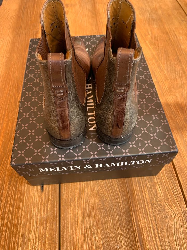 MELVIN & HAMILTON Chelsea Boots Stiefeletten Schuhe 38,5 39 NP250 in Würselen