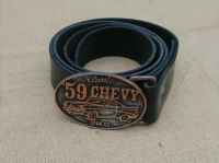 Cooler Vintage Gürtel Leder Hose Cheavy US Car Belt buckle 50er Rheinland-Pfalz - Bornheim Pfalz Vorschau