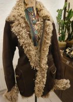 UNIKAT!Lammfelljacke,Lederjacke,Hippie,Flower Power,Wikinger,Top Rehburg-Loccum - Rehburg Vorschau