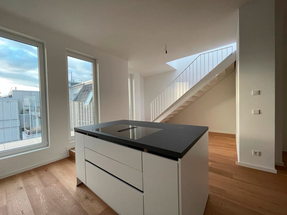 gemütliches großzügiges Dachgeschoss ideal für Singles mit Loftfeeling, eigener Dachterrasse und EBK nahe Arnimplatz in Berlin