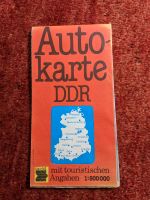 Autokarte DDR von 1989 Baden-Württemberg - Karlsruhe Vorschau