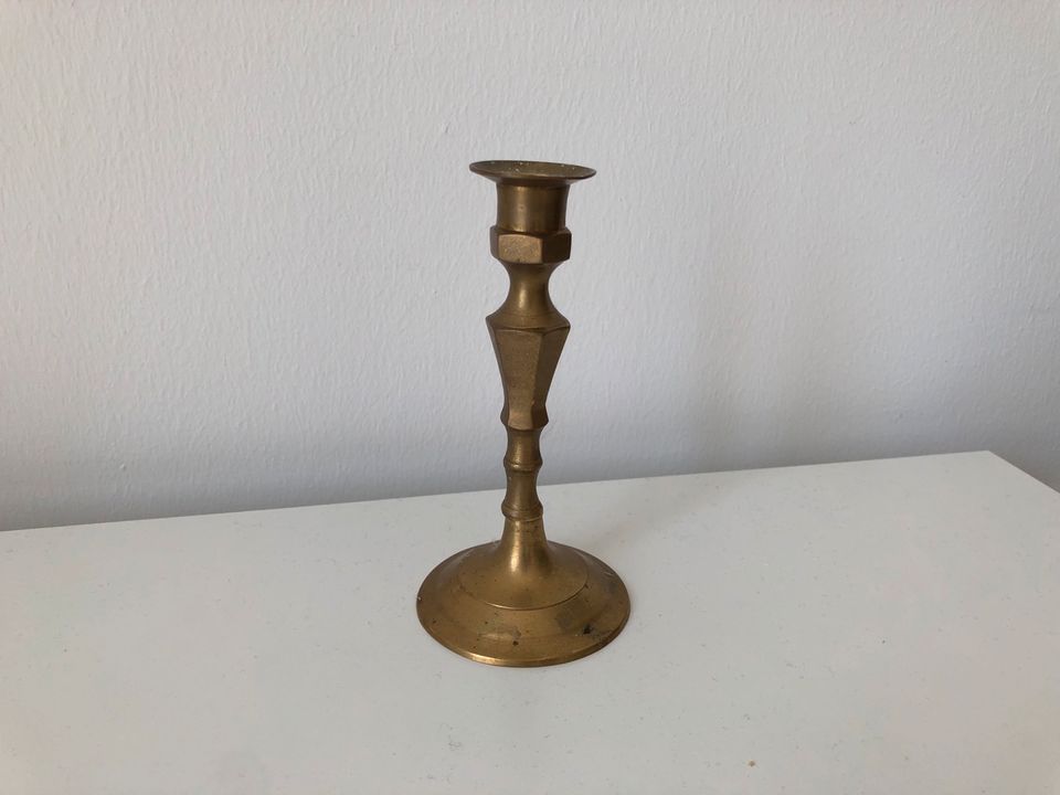 Kerzenständer Kerzenhalter Gold antike vintage in München