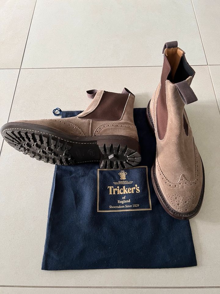 Tricker‘s, Herren Boots, Farbe beige, Gr. 10 in Pforzheim