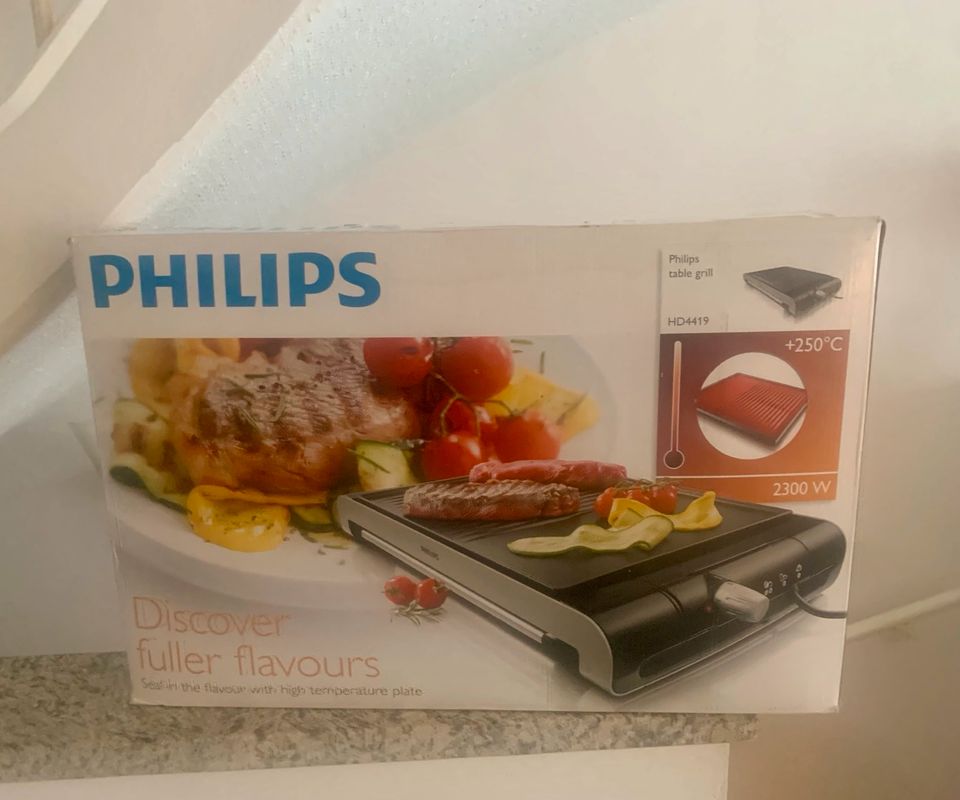 Philips HD4419 Tischgrill mit Strom w.NEU! Jetzt:30€ in Hamburg