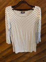 Weiß schwarz gepunktetes Shirt Größe 36, 3/4 Arme Janina Sachsen - Pirna Vorschau
