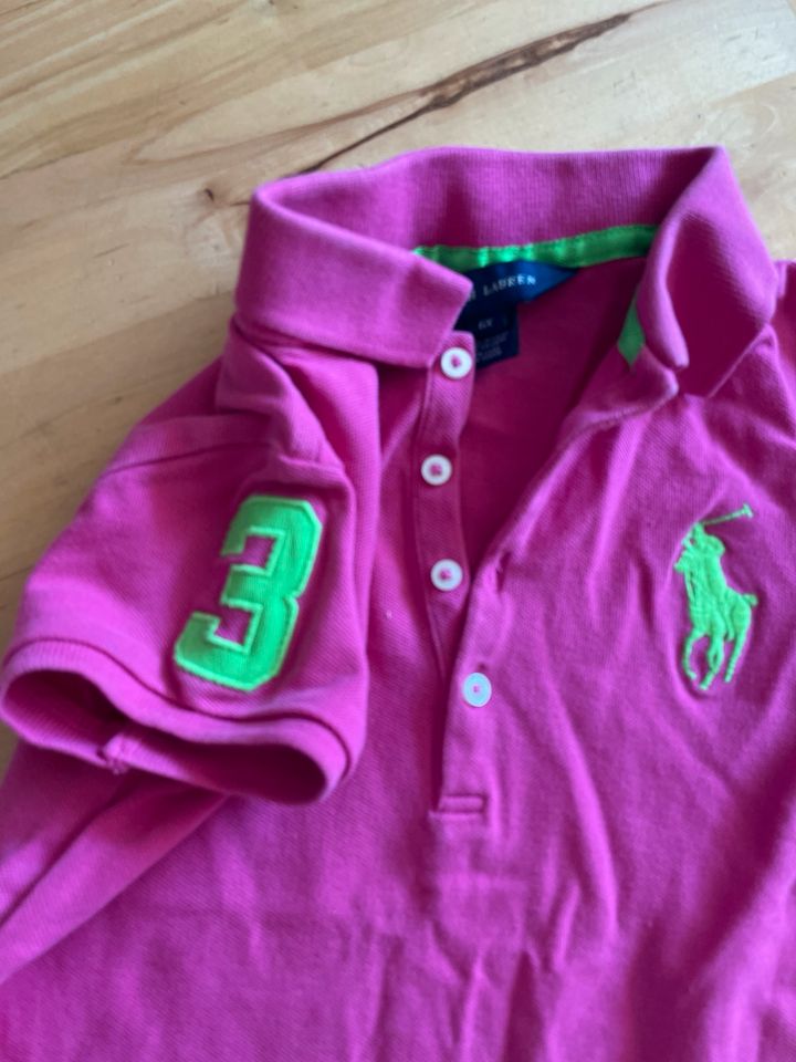 Ralph Lauren Poloshirt Mädchen 116-122 pink in Hamburg