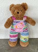 Trägerhose für Teddy 38-40 cm mit süßen  Elefant Unikat Thüringen - Sondershausen Vorschau