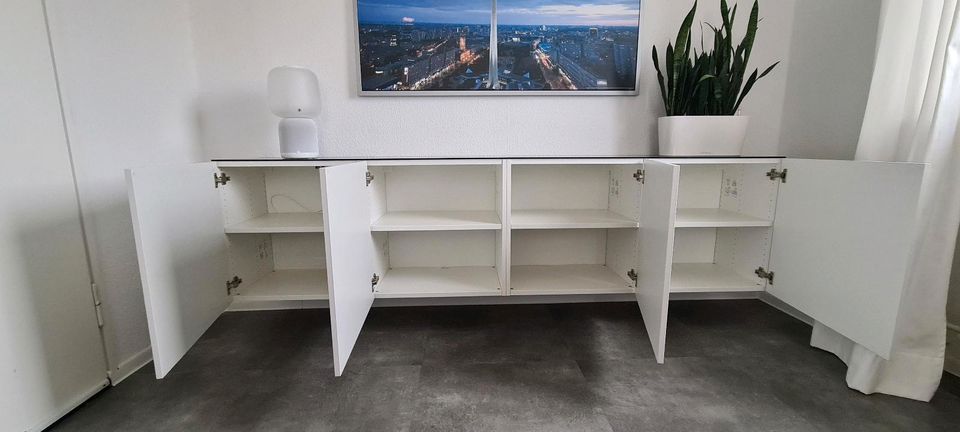 Ikea Platsa 240 x 60 x 40 plus Glasplatte Rauchglas in München