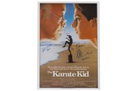 PLAKAT KARATE KID FILM POSTER MIT AUTOGRAMME Berlin - Marzahn Vorschau