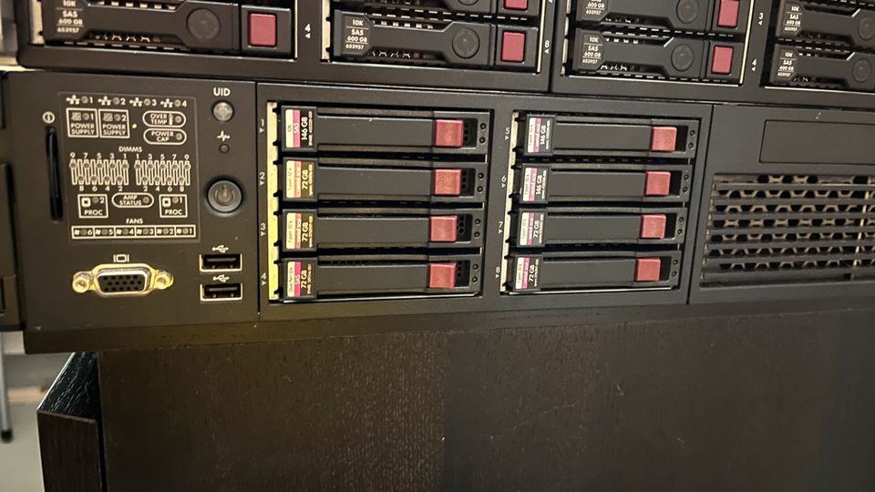 HP Proliant Dl380 G7 mit 96GB RAM und 8 TB HDD in Hattingen