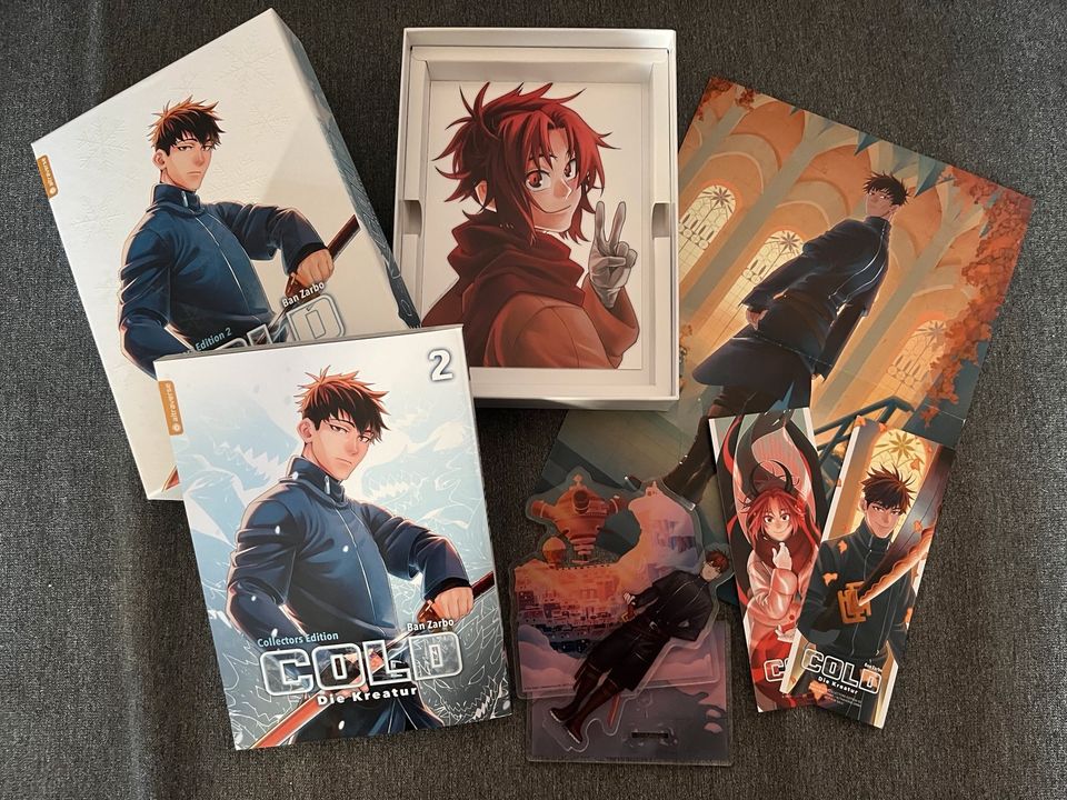 Cold- Die Kreatur Manga 1-4 in collectors Edition in Drei Gleichen