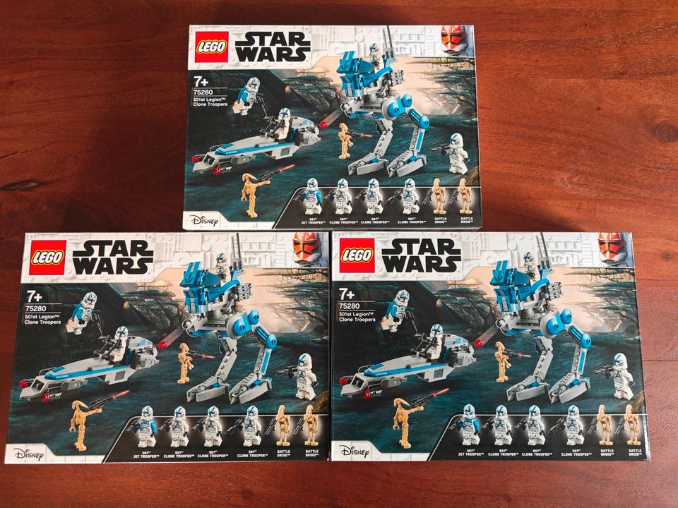3 x LEGO Star Wars 75280 Clone Trooper der 501. Legion NEU in OVP in Sarstedt