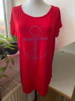 Rotes Karin Hertz T-Shirt Shirt Bluse Größe 44 ca. Grösse XXL Bayern - Attenkirchen Vorschau