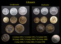 Litauen 9 Münzen: 1991 - 2009 Hessen - Wetzlar Vorschau
