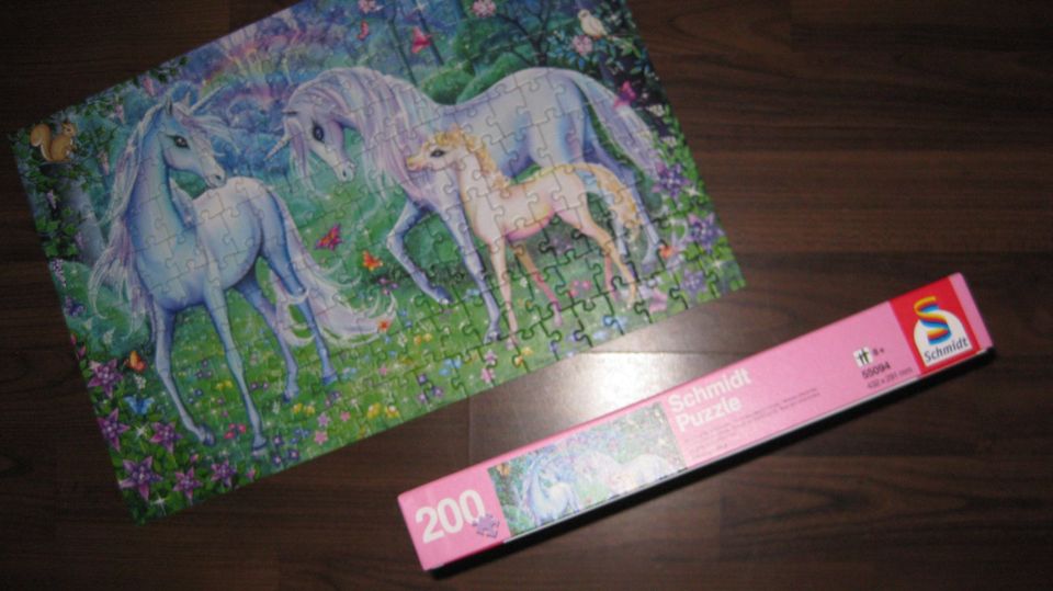 Puzzle_Puzzel * Einhorn_Einhörner im Wald * Schmidt 55094 * 200 in Gifhorn