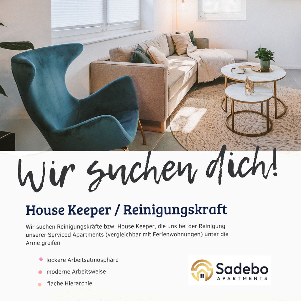 Suche Reinigungskraft / House Keeper in Hamburg-Rahlstedt Minijob in Hamburg