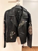 Lederjacke mit Bestickung - Kunstleder Hessen - Viernheim Vorschau