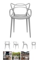 Designer Stühle 4 Stück (Grau) (Kartell) Düsseldorf - Gerresheim Vorschau
