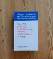 Günter Wöhe - Einführung in die Allgemeine Betriebswirtschaftsleh Niedersachsen - Stelle Vorschau