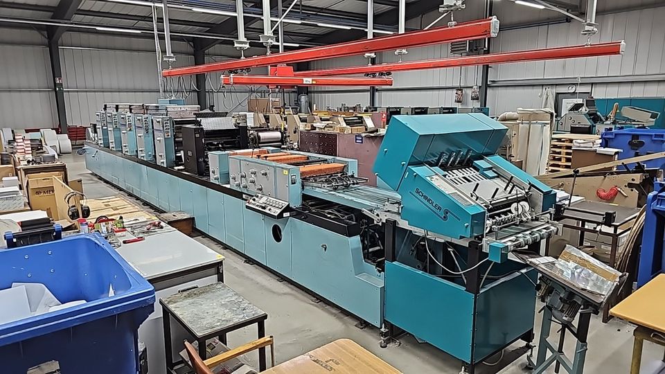 5-Farben-Offset-Druckmaschine Edelmann Form print RS17 in Leipzig