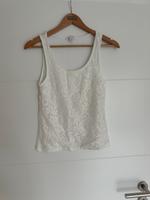 Damen Spitzentop Top Shirt Spitze Größe M weiß Nordrhein-Westfalen - Castrop-Rauxel Vorschau