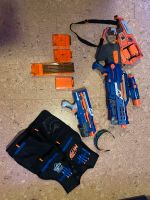 nerf n-strike elite longshot + Weste & Brille + Nerf Flipfury Niedersachsen - Gleichen Vorschau