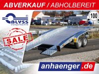 ABVERKAUF Fahrzeugtransporter Blyss Anhänger 450x200cm 2700kg zGG Niedersachsen - Seesen Vorschau